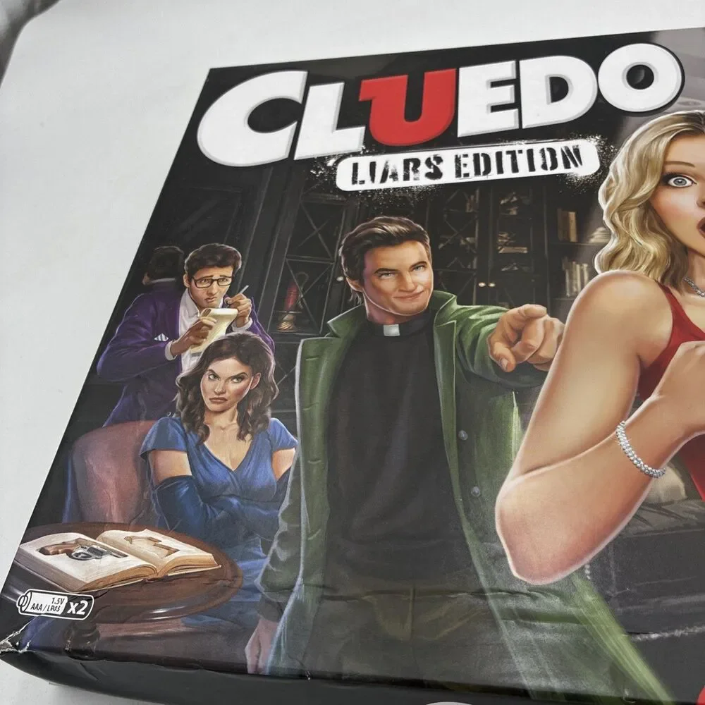 Clue Liars Edition Board Game; Murder Mystery Game for Kids 8 and Up; Expose Dis